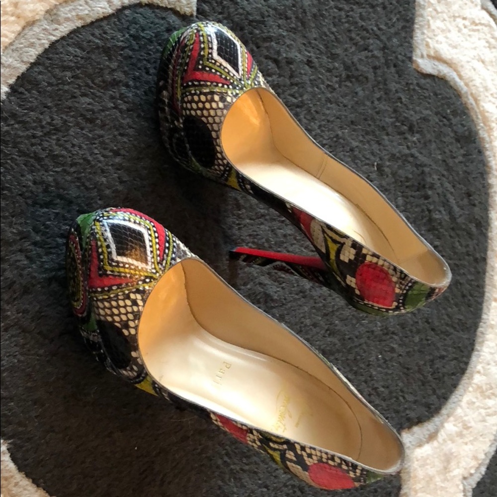 Painted Python Christian Louboutin